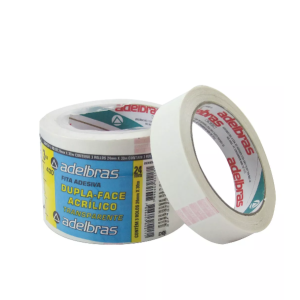 FITA DUPLA FACE ACRÍLICO 24MMX30M TRANSPARENTE